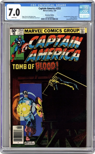 Captain America #253 CGC 7.0 Newsstand 1981 4203269009