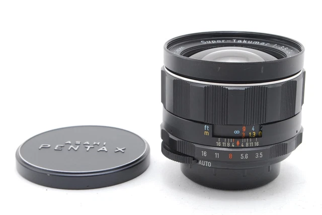 Objectif PENTAX Super Takumar 35mm F/3.5 – Grand Angle – Monture M42 – MF – Occasion (Near Mint)