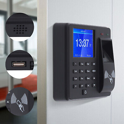 Employee Time Clock Transl 2.8in TFT Independent Time Attendance System Support 1000pcs Fingerprints Access Control Systerm Time Attendance Access Control 
