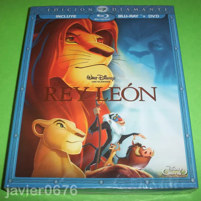 El Rey Leon Clasico Disney 32 Combo Blu-Ray + Dvd Nuevo Precintado Slipcover