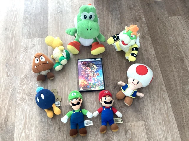 THE SUPER MARIO Bros. Movie Power Up Edition [PG] DVD & Mario plush ...