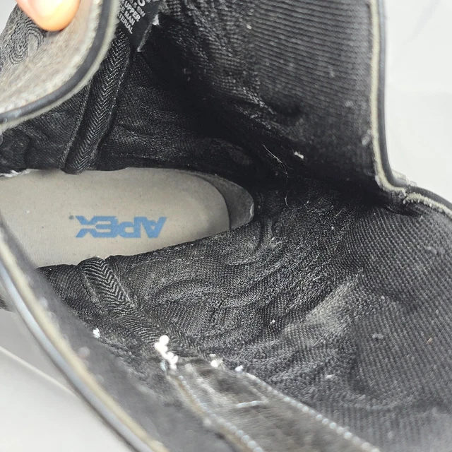 LAREDO HARDING MEN 10.5 EW Waxed Leather Round Toe Cowboy Grey 12