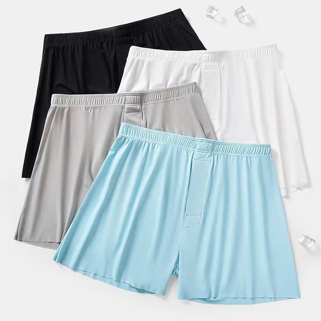 Boxer Homme Classique - Imprimé Éléphant - 95% Coton, 5% Élasthanne - Pochette De Soutien - Tailles M à 2XL - Couleurs Vives