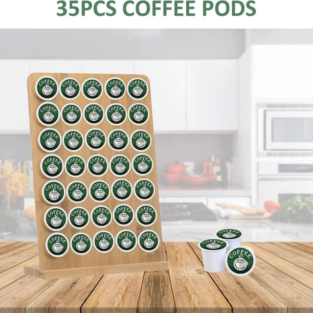 Organizzatore Caffè Legno Porta Capsule Caffè In Ferro E Legno - Contenitore Per Cialde, Capacità 100+ Capsule, Per Cucina E Ufficio Cassetto Porta Cialde Caffè