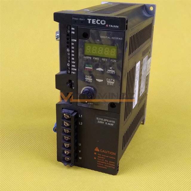 ONE Used Taian Inverter S310-2P5-H1D 0.5HP/0.4KW