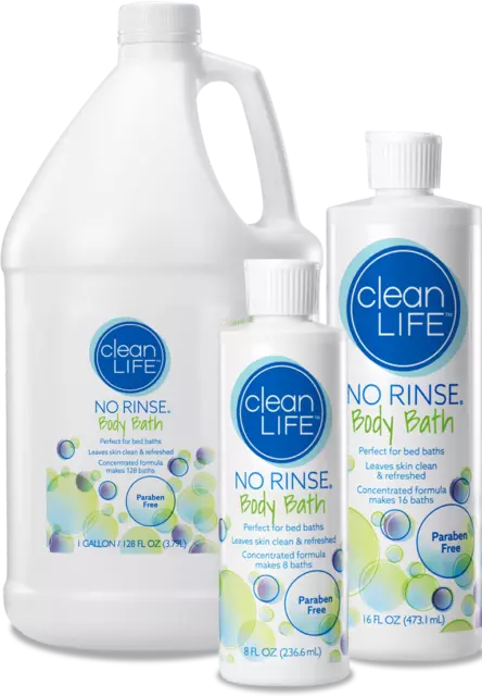 CleanLife No-Rinse Body Bath 16 oz 2