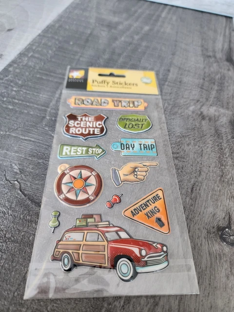 Pegatinas hinchadas ATD Viaje Roap Viaje Verano Primavera Libro de recortes Retirado NUEVO #28