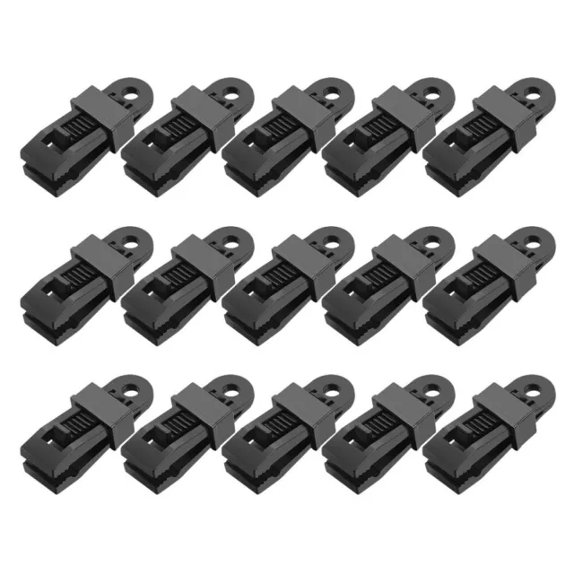 15 Pcs Tent Clip for Camping Snaps Clamps Awning Clips Outdoor