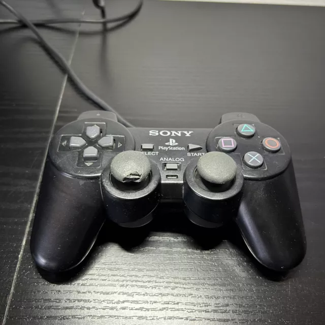 Controller Playstation 2 PS2 Nero Pad Dualshock Joystick originale Funzionante