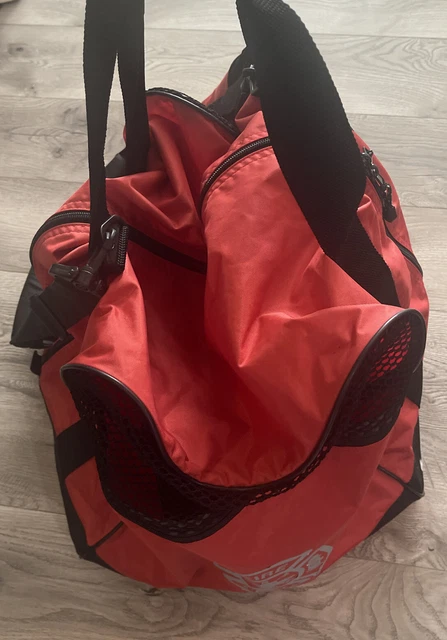 GALLS Firefighter Fireman LRG Step-In Turnout Fire Gear Bag RED W-26” L-18”H18”