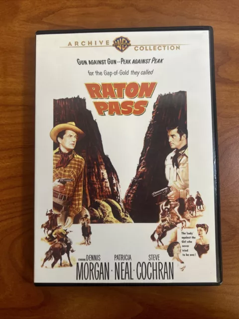 Raton Pass DVD 1951 50’s Western Dennis Morgan, Patricia Neal, Steve Cochran