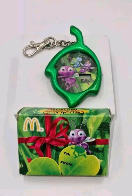 A BUGS LIFE Clip Tock Disney Pixar Watch Keyring McDonalds 1998 ...
