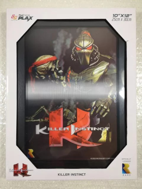 Pixel Frames Killer Instinct (25Cm X 30Cm) Official Rare New