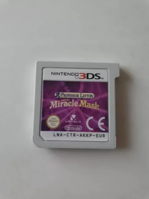 Professor Layton And The Miracle Mask - NINTENDO 3DS & 2DS PAL UK - FREE POST