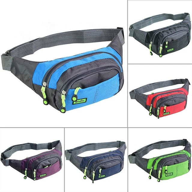 Waist Bag Hommes Argent Cyclisme Camping Femme Fonctionnel Fanny Sac Plein