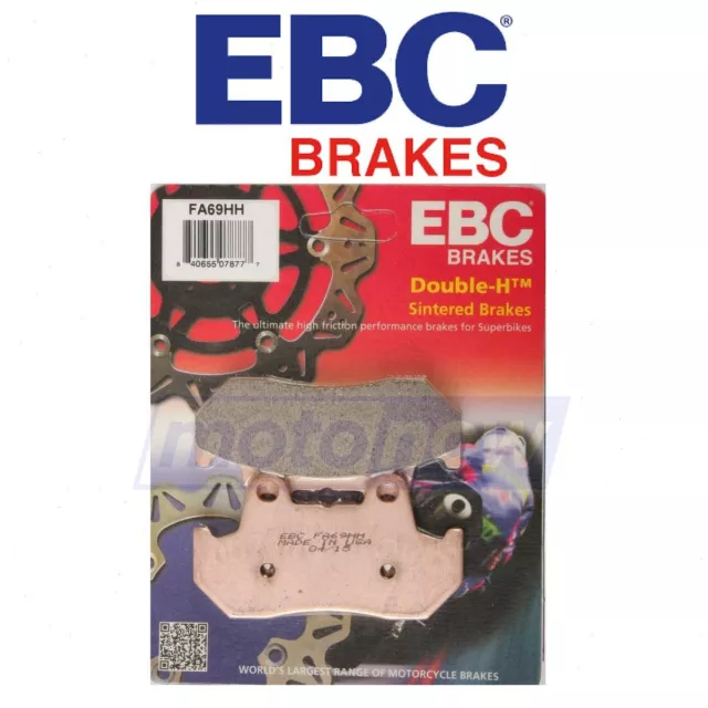 EBC Front Double-H Sintered Brake Pads for 1983-1985 Honda CB650SC Nighthawk lr