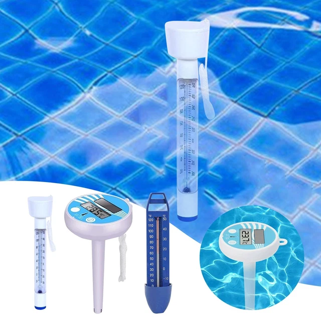1 PIEZA Suministros de piscina flotante piscina con correa azul medidas agua
