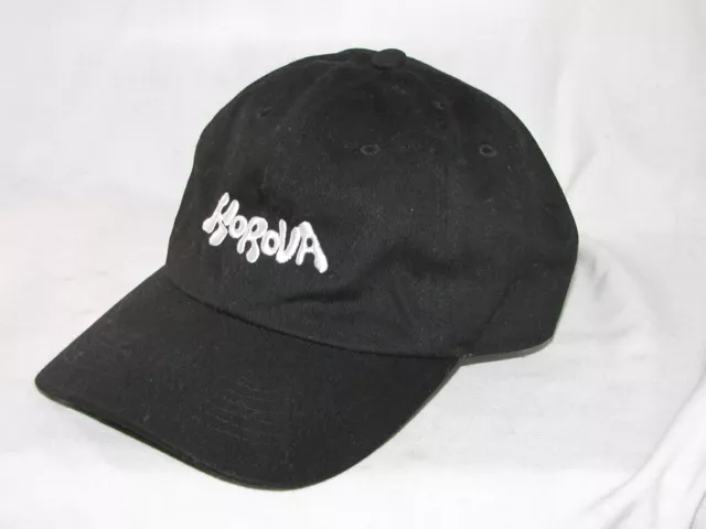 Korova Hat Baseball Cap Black Adjustable Strap Loop Buckle Vape Comfort