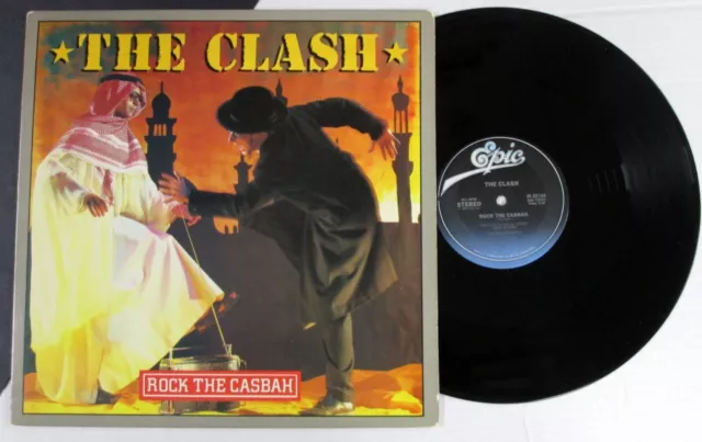 The CLASH Rock The Casbah 1982 original 12" SINGLE Vinyl is NEAR MINT! a5599