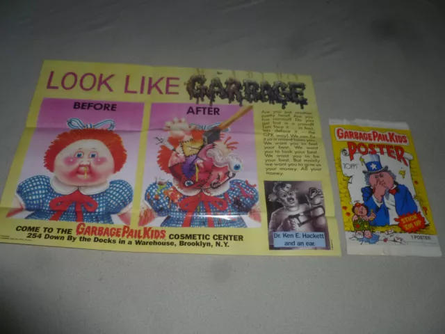 Póster De 1986 De Colección Topps Cubo De Basura Niños #14 Antes Y Después Nuevo ""12 X 17" Gpk