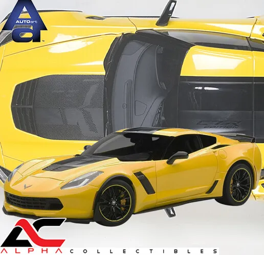 Autoart 71260 1:18 2016 Chevrolet Corvette C7 Z06 C7R Racing Yellow