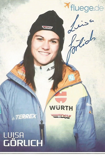 LUISA GÖRLICH Skispringerin handsigniert 2025 EUR 1,00 PicClick DE