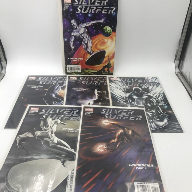 SILVER SURFER “COMMUNION” FULL SET OF 6 Comics (MARVEL) M-NM & Never Read!