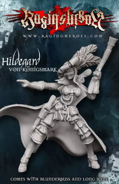 Raging Heroes Hildegard von Königsmark Konigsmark Female Sniper Engineer