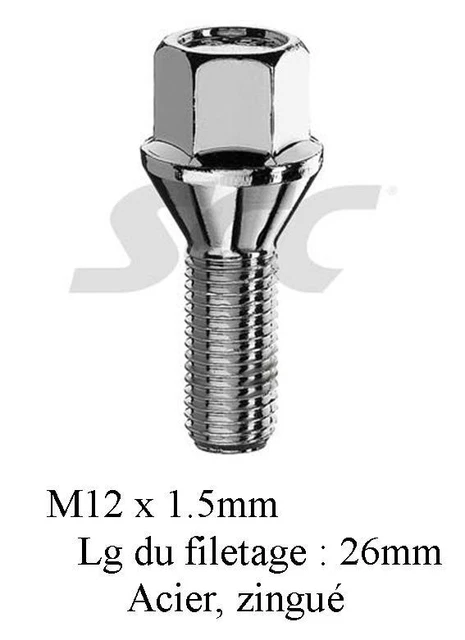 Vis écrou De Roue Pour Volvo V50 (MW) D4 177CH - Pièce Neuve SCC, Référence M1215KEONH