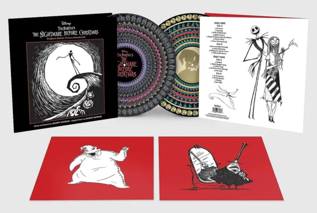 O.S.T. - Nightmare before Christmas (Danny Elfman) (2023) 2 LP zoetrope vinyl 2