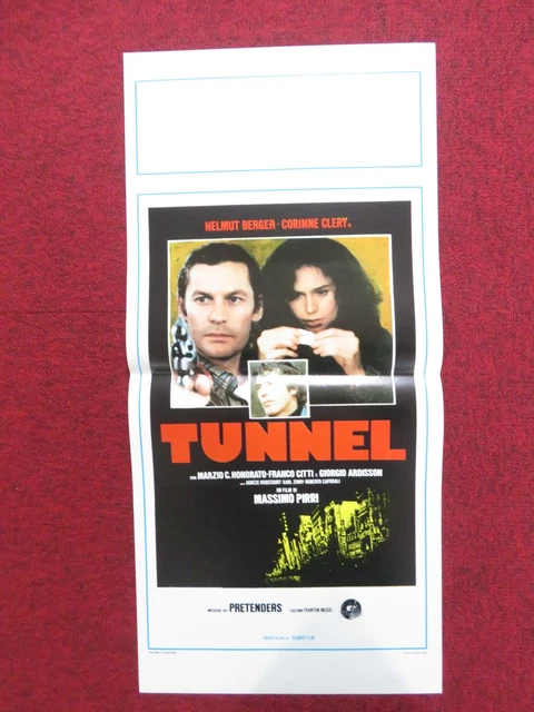 The Tunnel Italian Locandina Poster Helmut Berger Corinne Clery 1982
