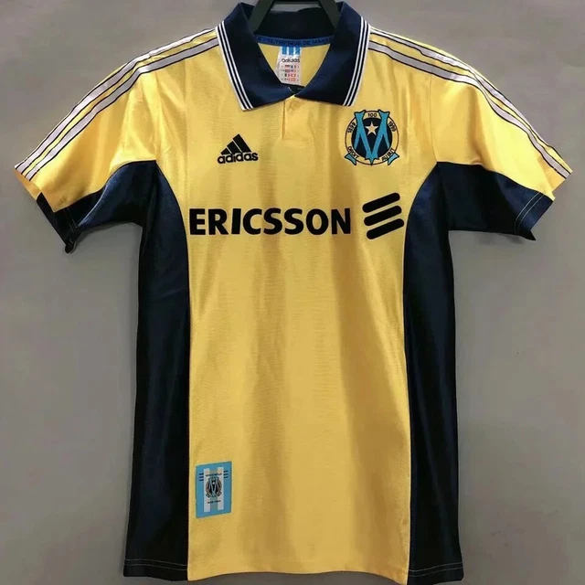 MAILLOT MARSEILLE OM RETRO Vintage 1990-1991 DOMICILE Taille M EUR 35,00 - FR