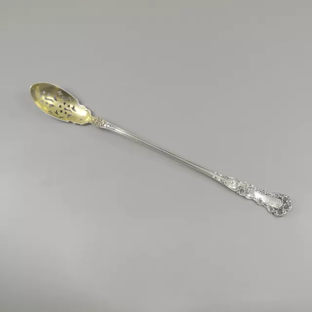 BUTTERCUP by GORHAM Sterling Silver Long Handled Olive Spoon Bar Barware Mono M