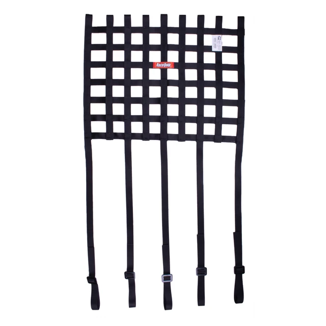 825005RQP RaceQuip Ribbon Style Race Car Window Net with 1" Mounting Straps