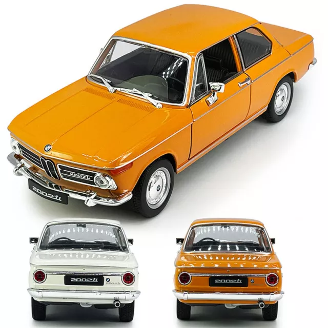 WELLY 1:24 BMW 2002 Ti Alloy Classic Sports Car Model Diecast Metal Toy  Vehicles Car