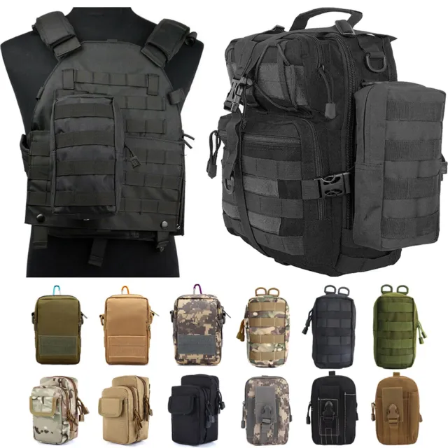 Multi-purpose Utility Outdoor Compact Water-Resistant EDC Tactical Molle Pouches
