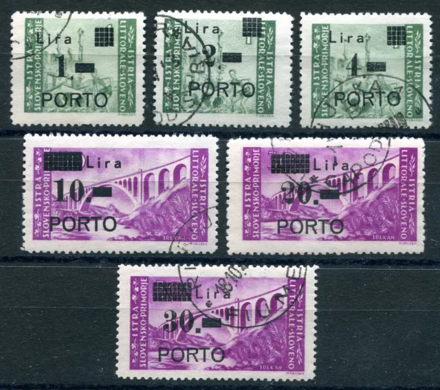 "Istria Littorale Sloveno" Tax Mark "Port" No. 8/13 Series Used