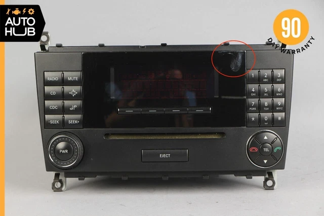 05-07 Mercedes W203 C230 C350 Radio Stereo Audio CD Player Head Unit AM FM OEM