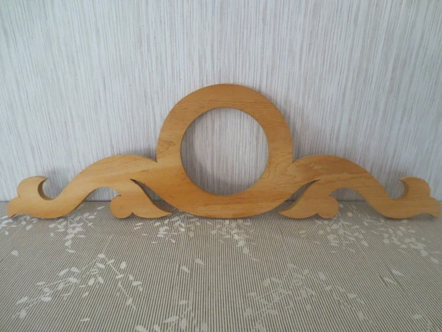 Vintage NOS 36" Architectural Scrollwork Door Topper Pediment