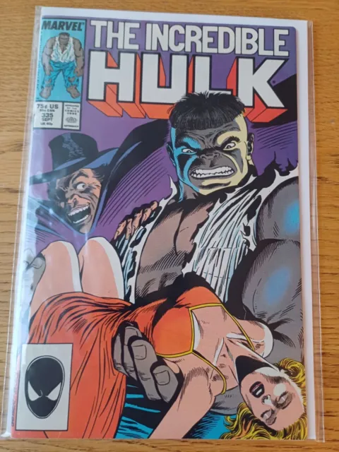 marvel comics The Incredible Hulk Vol 1 no 335 V/fine Condition 8.5