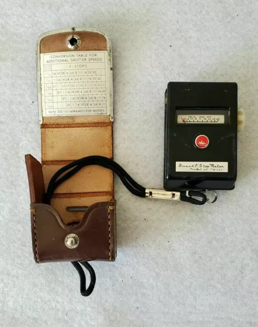 Vintage Walz Movie Meter - Light Meter - With Case -  Working - Kodachrome