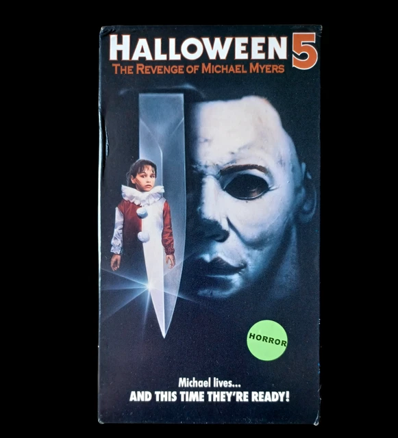 HALLOWEEN 5 THE Revenge of Michael Myers VHS 1990 CBS Fox
