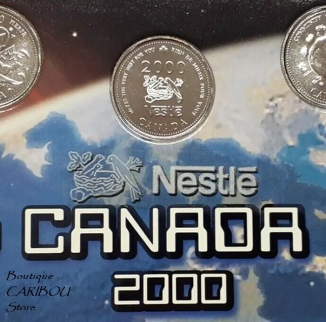 2000 Canada uncirculated NESTLÉ Millennium 13 Quarter Coin Set