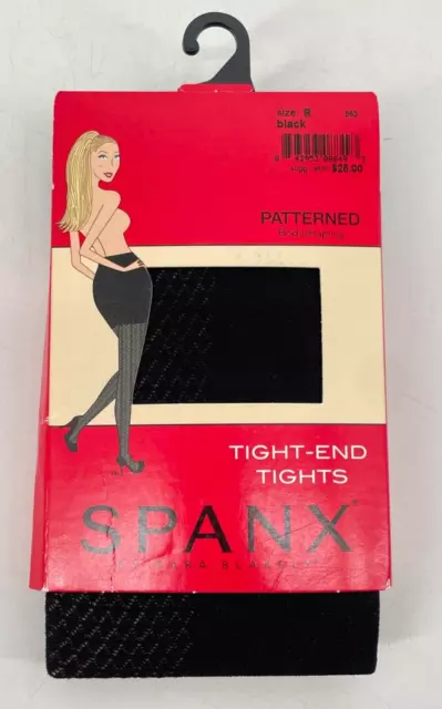 SPANX TIGHT END Size B Tights Body Shaping Textured Black