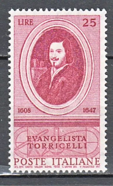 ITALIA 1958 - 350º anniversario nascita di Evangelista Torricelli - NUOVO MNH**