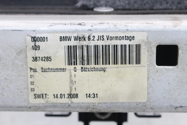 BMW E93 328i CONVERTIBLE 07-13 REAR HEADREST ROLLOVER PROTECTION CRASH BAR LM55 7