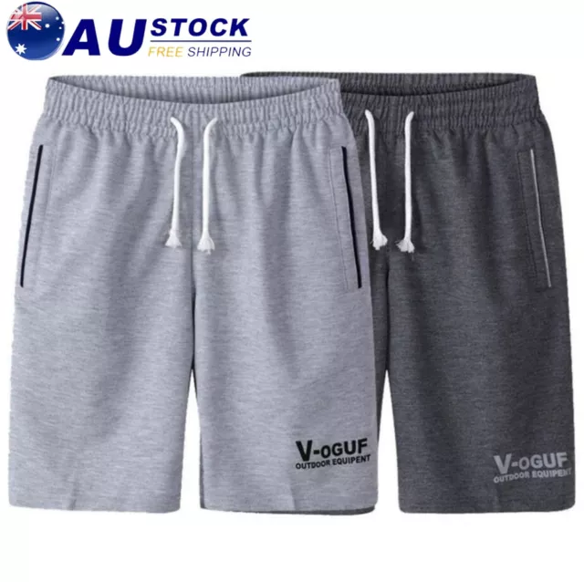 Mens Casual Shorts Breathable Loose Beach Short Pants Fitness Sport Sweatpants