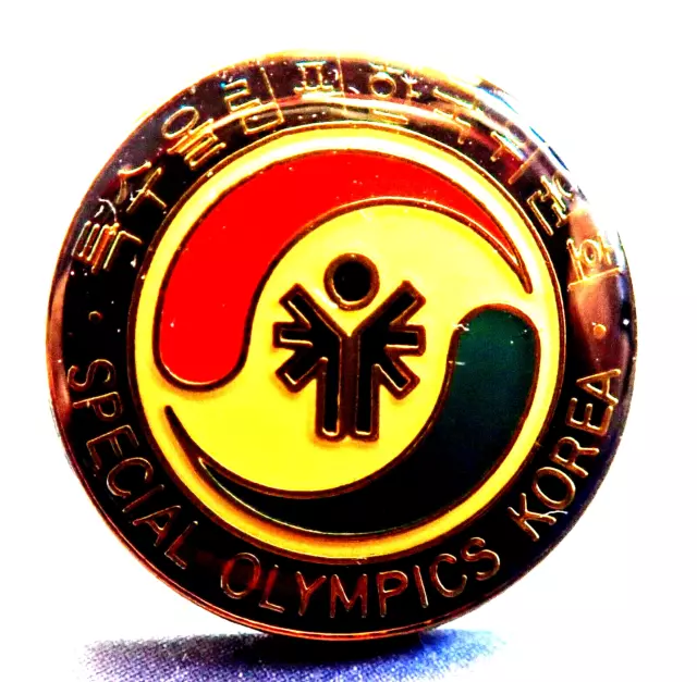 RARE TEAM SOUTH Korea Noc Special Olympic Games Pin Badge / 2024 2022