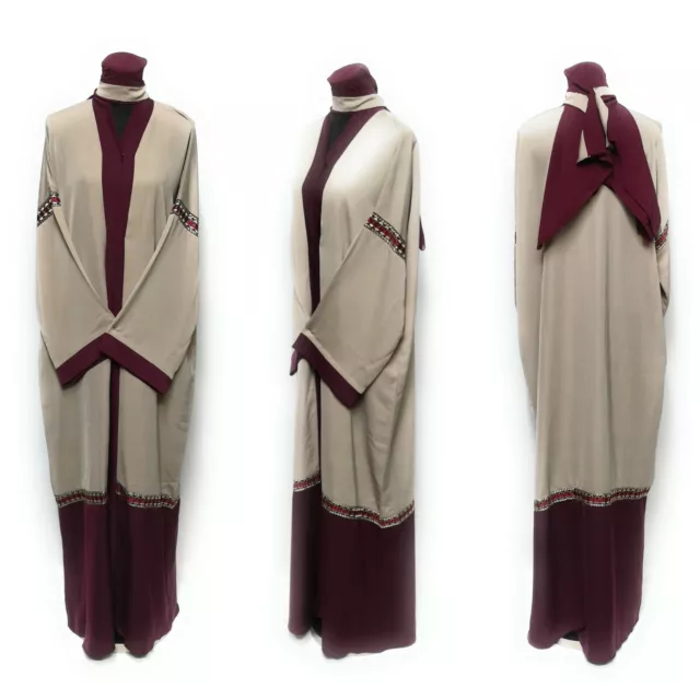 size 62 Women open front abaya.dress . saudi abaya japanese Neda/linen.size 62