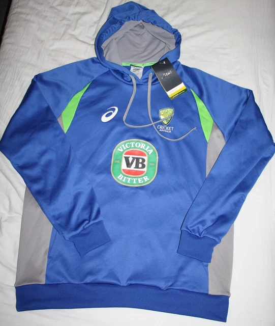 ASICS CRICKET AUSTRALIA Players Training Hoodie Size Large New